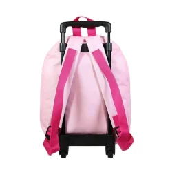 BAGTROTTER Sac à dos à roulettes 31 cm maternelle Kids Rose Chiot