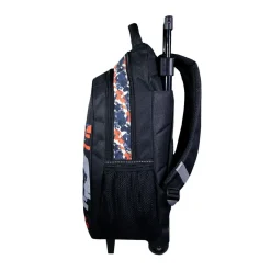 BAGTROTTER Sac à dos à roulettes Fast And Furious Noir