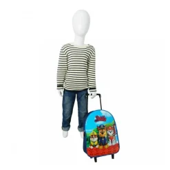 BAGTROTTER Sac à dos à roulettes Pat' Patrouille 31cm Bleu