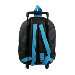 BAGTROTTER Sac à dos à roulettes 31 cm maternelle Jurassic World Noir T-Rex