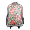 BAGTROTTER Sac à dos à roulettes Offshore Grise Fleurs