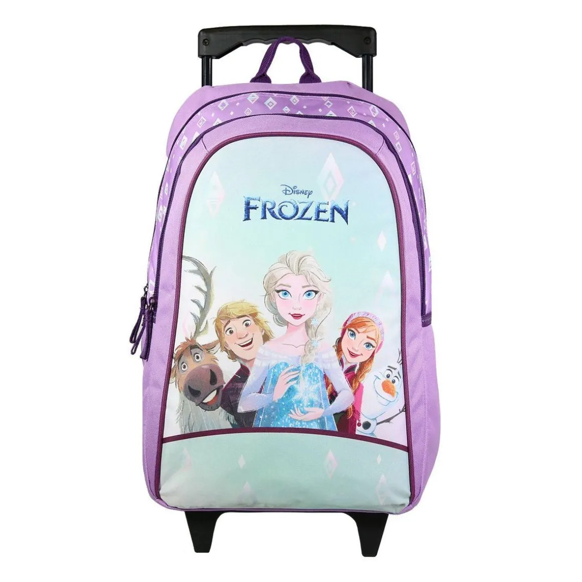 BAGTROTTER Sac à dos à roulettes La Reine des Neiges / Frozen Violet