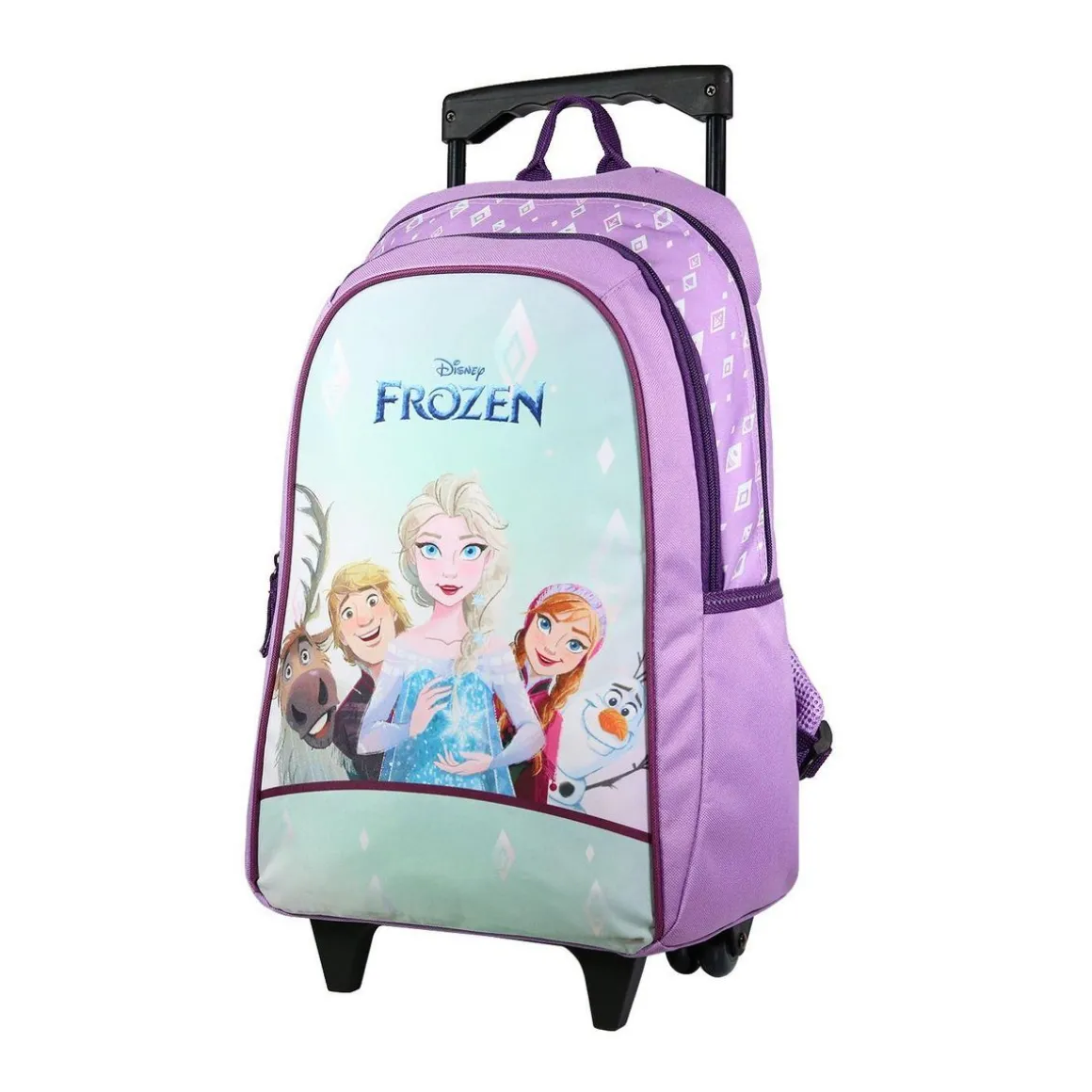 BAGTROTTER Sac à dos à roulettes La Reine des Neiges / Frozen Violet