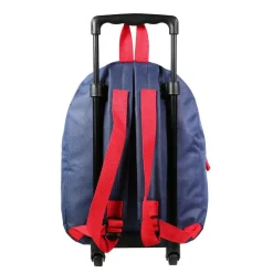 BAGTROTTER Sac à dos à roulettes 31 cm maternelle Disney Cars Rouge et bleu