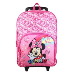BAGTROTTER Sac à dos à roulettes Minnie So Cool Rose