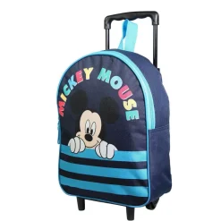 BAGTROTTER Sac à dos à roulettes 31 cm Disney Mickey Bleu