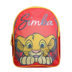 BAGTROTTER Sac à dos gouter maternelle 31 cm Disney Le Roi Lion Simba Rouge