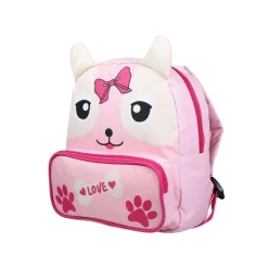 BAGTROTTER Sac à dos gouter 26 cm maternelle Kids Rose Chiot