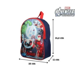 BAGTROTTER Sac à dos gouter maternelle 31 cm Marvel Avengers Multicolore