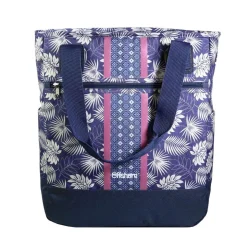 BAGTROTTER Sac 3 en 1 : sac à dos, sac shopping et yoga Offshore Bleu Fleurs