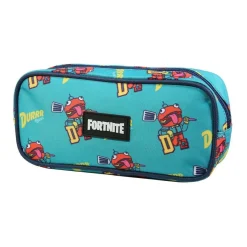 BAGTROTTER Trousse scolaire rectangulaire Fortnite Bleue