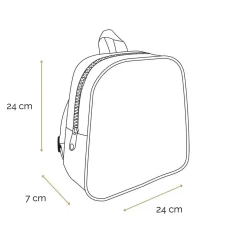 BAGTROTTER Trousse scolaire rectangulaire Kids Rose Licorne