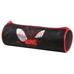 BAGTROTTER Trousse scolaire ronde Marvel Spider-Man Noire