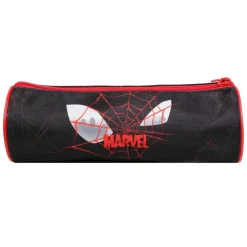BAGTROTTER Trousse scolaire ronde Marvel Spider-Man Noire