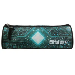 BAGTROTTER Trousse scolaire ronde Offshore Verte