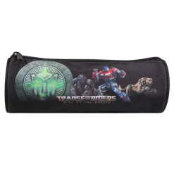 BAGTROTTER Trousse scolaire ronde Transformers Noir