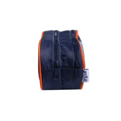 BAGTROTTER Trousse scolaire 2 compartiments Fise BMX Bleue