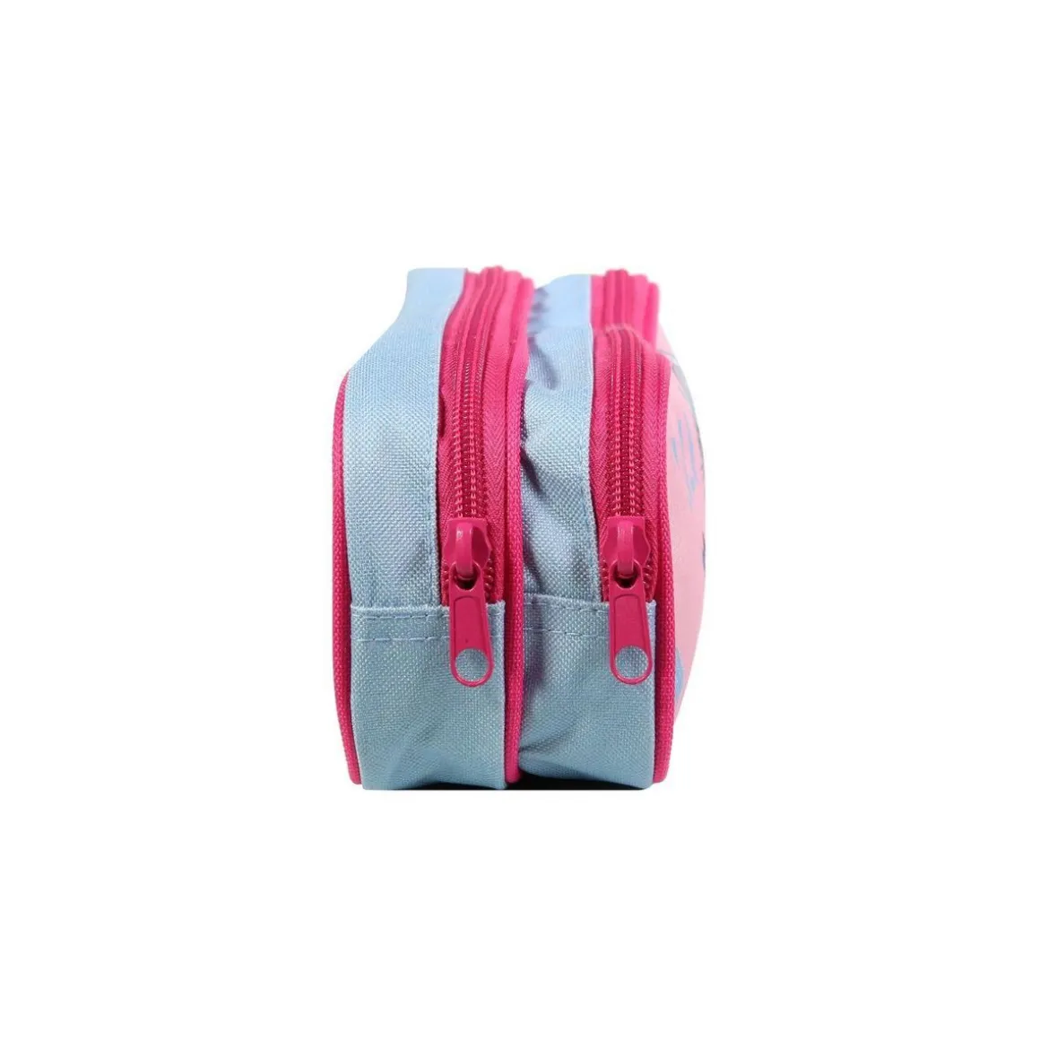 BAGTROTTER Trousse scolaire 2 compartiments Lili Lou Rose