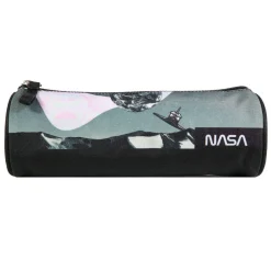 BAGTROTTER Trousse scolaire ronde Nasa Gris
