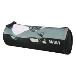 BAGTROTTER Trousse scolaire ronde Nasa Gris