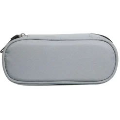 BAGTROTTER Trousse scolaire ovale Plumier Offshore Grise