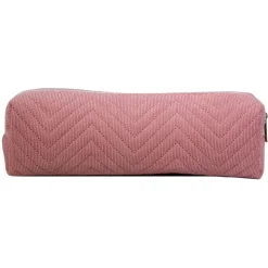 BAGTROTTER Trousse scolaire carrée No Name Rose