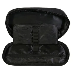 BAGTROTTER Trousse scolaire ovale Plumier Offshore Noire