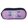 BAGTROTTER Trousse scolaire 2 compartiments Lili Lou Violet