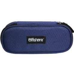 BAGTROTTER Trousse scolaire ovale Plumier Offshore Bleue