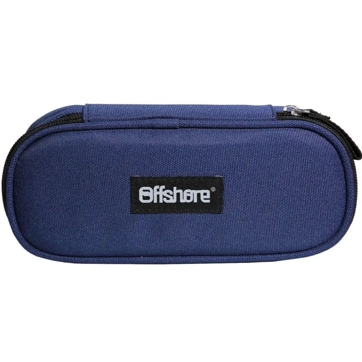 BAGTROTTER Trousse scolaire ovale Plumier Offshore Bleue