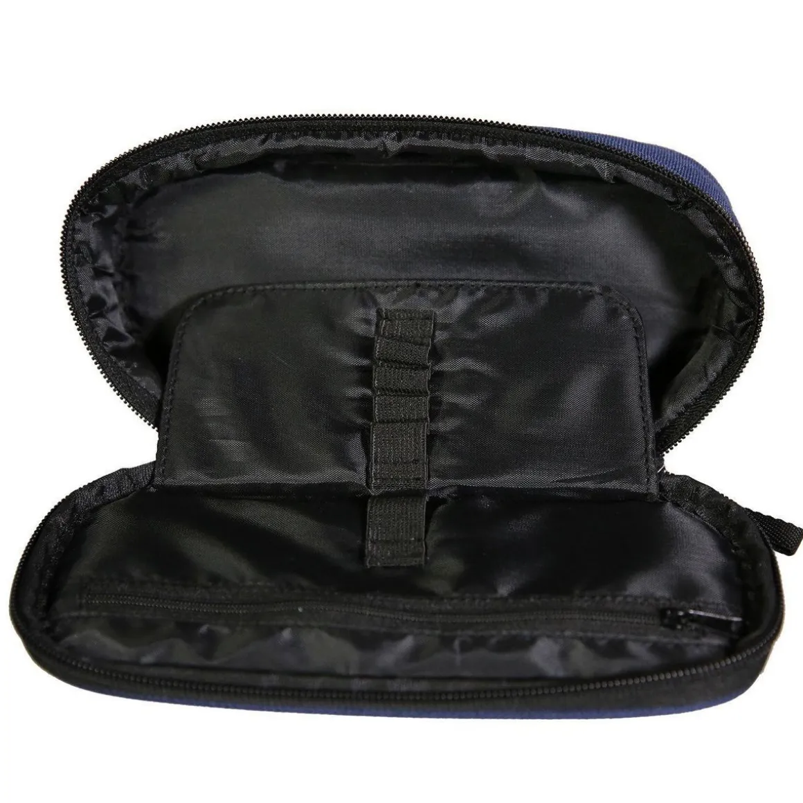 BAGTROTTER Trousse scolaire ovale Plumier Offshore Bleue