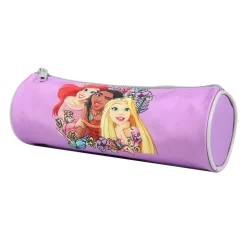 BAGTROTTER Trousse scolaire ronde Disney Princesses Violette