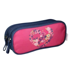 BAGTROTTER Trousse scolaire 2 compartiments Phileas Rose