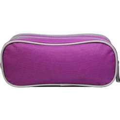 BAGTROTTER Trousse scolaire 2 compartiments Phileas Attrape Rêve Plumes Violette