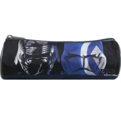 BAGTROTTER Trousse scolaire ronde Star Wars Gris et bleu