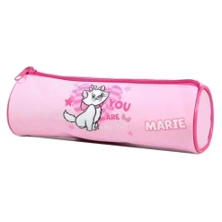 BAGTROTTER Trousse scolaire ronde Disney Marie Les Aristochats Rose