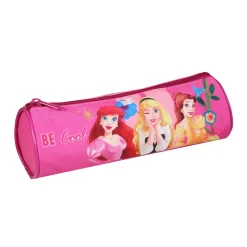 BAGTROTTER Trousse scolaire ronde Princesses Rose