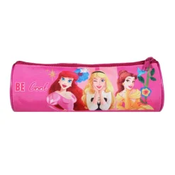 BAGTROTTER Trousse scolaire ronde Princesses Rose