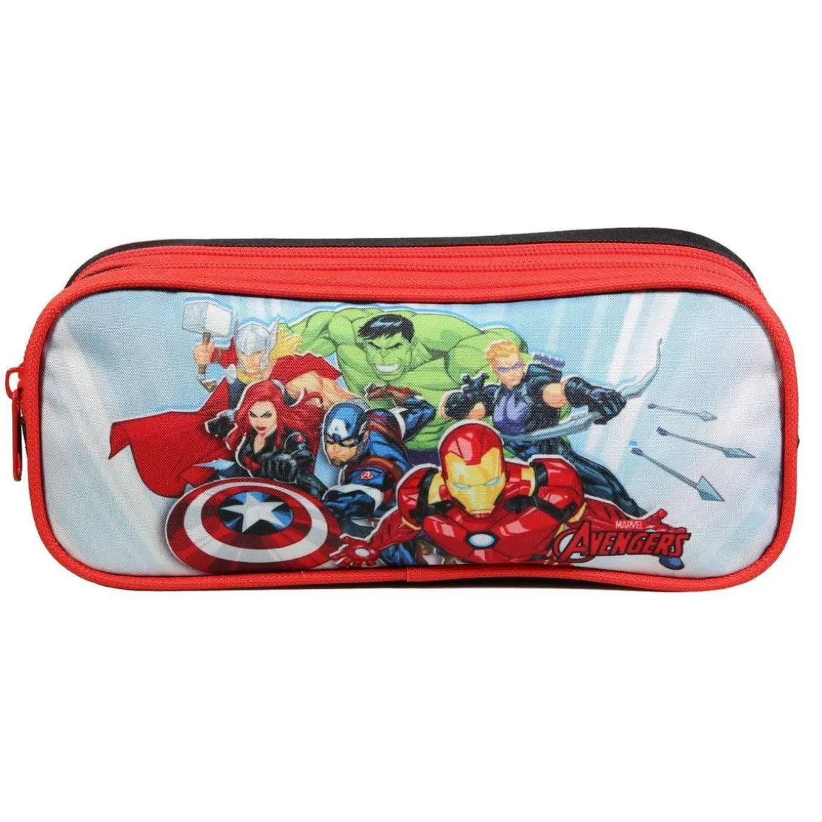 BAGTROTTER Trousse scolaire 2 compartiments Marvel Avengers Multicolore