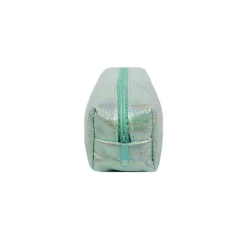 BAGTROTTER Trousse scolaire carrée No Name Turquoise