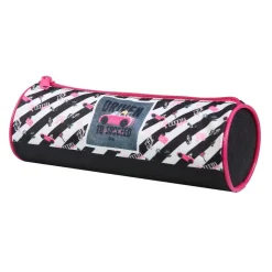 BAGTROTTER Trousse scolaire ronde Barbie Voiture