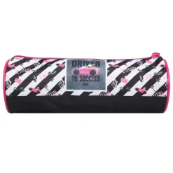 BAGTROTTER Trousse scolaire ronde Barbie Voiture