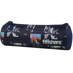 BAGTROTTER Trousse scolaire ronde Offshore Bleu City Ville