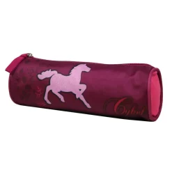 BAGTROTTER Trousse scolaire ronde Cybel Violette et Rose