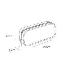 BAGTROTTER Trousse scolaire rectangulaire Le Roi Lion Verte