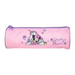 BAGTROTTER Trousse scolaire ronde Minnie Rose