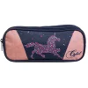 BAGTROTTER Trousse scolaire 2 compartiments Cybel Cheval Licorne Bleu