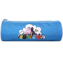 BAGTROTTER Trousse scolaire ronde Barbapapa Bleue