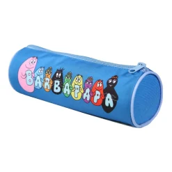 BAGTROTTER Trousse scolaire ronde Barbapapa Bleue