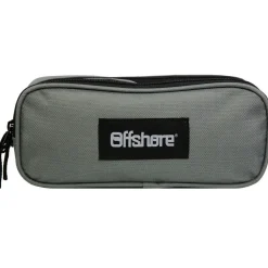 BAGTROTTER Trousse scolaire 2 compartiments Offshore Grise